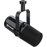 FDUCE Microfono Podcast dinamico vocale SL40 per podcast, giochi, streaming e registrazione dal vivo, Uscita per cuffie incor