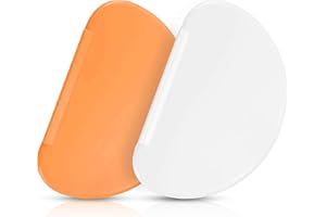 ✮MARQUE FRANCAISE✮-Colonel cook®-corne patisserie|LOT DE 2|✮✮GARANTIE A VIE✮✮-raclette/racloir patisserie|2 COULEURS|corne de patissier souple|TAILLE 15,8X10,3 CM|coupe pate plastique