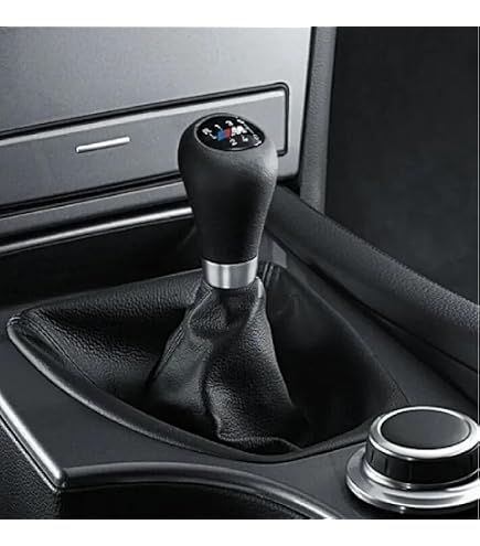 Soufflet De Levier De Vitesse En Cuir Et Alcantara® Pour BMW 5 E24 E28 – Remplacement D'origine Style Années 80