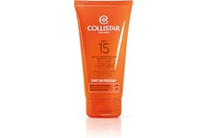 Collistar Crema Solare Abbronzante SPF 15Protezione dai Raggi Solari, Idrata e Difende la Pelle da Vento e Salsedine, Viso e Corpo,150 ml