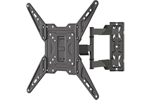 XINLEI Soporte TV Pared para Pantallas de 26-55 Pulgadas de LCD/LED/Curvos, Soporte Television Pared con Articulado y Giratorio, Inclinable y Rotación, VESA Máx. 400x400mm(MAP3)