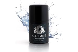 GALLANT COSMETICS Gallant Face Serum for Men 50ml – Hydrating Gradual Face Tan with Hyaluronic Acid, Vegan & Cruelty-Free Skincare, Natural and Streak-Free Glow