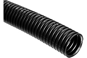 Kalitec rura falista zamknięta NW 17, 10 m, nieszczelinowy, wąż falisty I rura chroniąca przed kunami I pusta rura I ochrona kabla AD 21 mm ID 16,8 mm