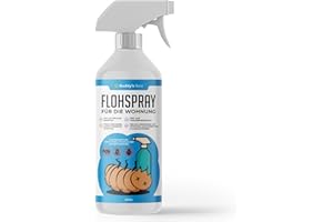 BUDDY'S Best 250ml Flohspray für Wohnung und Möbel - Flohmittel für Wohnung - Antiflohspray Wohnung - Umgebungsspray Flöhe für Flöhe Bekämpfen