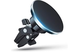 SEADMIT Magnet Handyhalterung fürs Auto, 16 Starke Magnete Handyhalterung für die Auto-Lüftung, 360° Drehbarer Mag-Safe Autohalterung, Magnethalterung Handy Auto Geeignet für i-Phone 17, 16, 15, 14, 13, 12