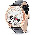Disney Men Analogue Quartz Watch with Faux Leather Strap W001855