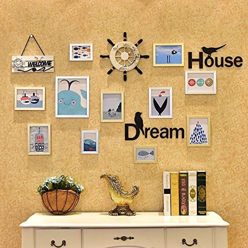 WOneww Watches Photo Wall Background Wall Frame Combination Scandinavian Minimalistic Modern Living Room Decorative Wall