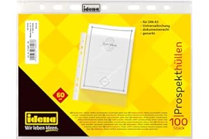 Idena, brochure Covers, DIN4, 10010 DIN A5, 100 Item, Grained