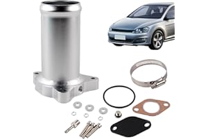 Hugwish kit agr ventil für 1.9 tdi 130/160 CV Diesel, Kit Ventil Egr, Kit agr-ventil Aluminium Ersatz Rohr Aluminium Anwendbar Véhicules Diesel