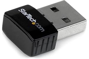 StarTech.com Mini adaptateur USB 2.0 réseau sans fil N 300Mb/s - Clé USB WiFi 802.11n 2T2R (USB300WN2X2C)