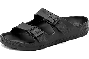 YENXAPEI Pantoletten Damen Sommer Herren Weich Sandalen Bequem Cozy Slides Original Schlappen Foam Hausschuhe Sommerschuhe Mules Clogs rutschfeste Badelatschen Orthopädische Sandale