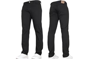 Crosshatch Mens 'BROOKS' Stretch Chino Slim Fit Leg Trousers Jeans by JeanBase