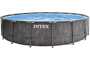 Intex 15FT X 48IN GREYWOOD Prism Frame Premium Pool Set
