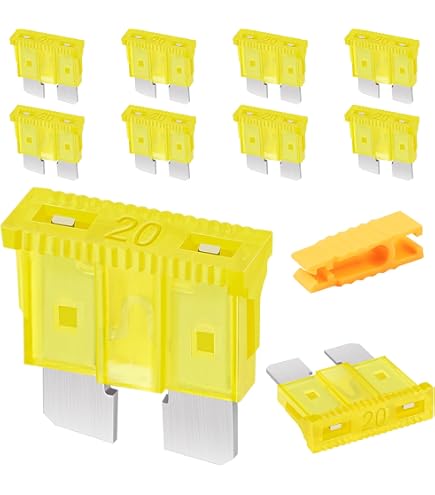 Fusibles Automobiles AUPROTEC Mini 25A - Lot De 5, Blanc (norme ISO 8820-3)