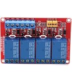 Keenso 8-Kanal Optokoppler-Relais-Modul – 5V/12V/24V, High/Low-Trigger, Für Arduino & Raspberry Pi