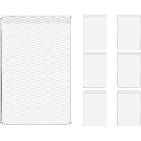 Recharge Organiseur 21 OBERTS - Pochette De 3 étuis Transparents Pour Cartes De Visite - Format 15x21 Cm