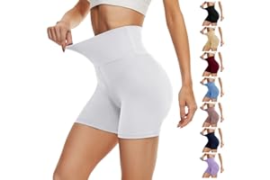 DDOBB Pantaloncini Donna Sportivi Anti Sfregamento Pantaloncini Yoga Boxer Ciclismo Pantaloni Corti Donna Leggings Sportivi Donna Shorts Vita Alta Hotpants