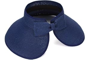 MK MATT KEELY Duża plażowa słomkowa czapka przeciwsłoneczna damska składana czapka z szerokim rondem dla kobiet daszek czapka wiadro z kokardą