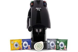 Didiesse Frog Revolution Magica Emozione pack (Macchina da Caffè a Cialde + 60 capsule), 650 W, Nero Lucido