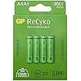 GP AAA ReCyko Rechargeable Battery, 950mAh (4 Pieces)