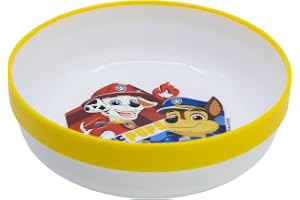 STOR Paw Patrol Barneskål 902ml med Halkfri Bas, BPA-fri Plast, Mikrovågssäker, Barnens Skål för Hem och Skola
