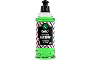 ‎G GABRI Gabri HAIR TONIC - Belebendes Haartonikum - Mit ansprechendem Barber Shop Design, erfrischendem Grün im Inneren und unwiderstehlichem Duft! - 250 ml (1 Stück)
