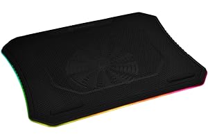Thermaltake Massive 20 RGB Steel Mesh Panel Single 200mm Fan 10"‐19" Laptop Notebook Cooling Pad CL‐N014‐PL20SW‐A