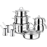 Korkmaz Perla 14 Piece Steel Dowry Set