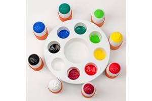 CLÉOPÂTRE CLEOPATRE – Palette Peinture + 8 Pinceaux Tampons Mousse