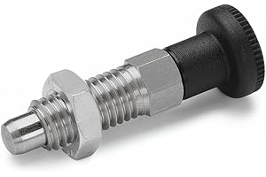 GANTER NORMELEMENTE Ganter Norm elementi GN 717 – 4 della M6 Bullone di Resto BK Ni – Acciaio Inossidabile, Argento, 2 pezzi