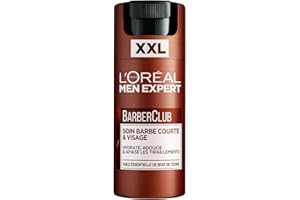 L'Oréal Men Expert - Soin Barbe Courte & Visage - Hydrate, Apaise & Adoucit - Barber Club 100ml