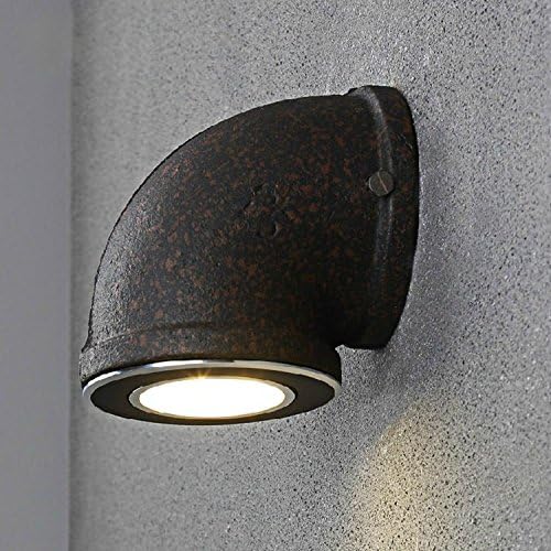 SJUN Industrial Vintage Wall Lamp Iron Pipes For American Villages Balcony Lights Led Wall Lamp,Little