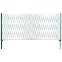 VidaXL Gartenzaunpfosten Set - 210cm Grün Pulverbeschichtet Für Stabile Zaunanlagen