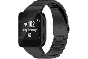 Shieranlee Cinturino in Metallo Compatibile con Garmin Forerunner 35 Strap/Garmin Approach S10 Cinturino, di Ricambio in Acciaio Inox per Forerunner 35/Garmin Approach S10 Golf Watch
