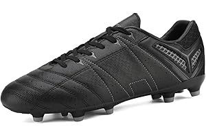 DREAM PAIRS Scarpe da Calcio da Uomo Tacchetti da Calcio Sport Spike Athletics All'aperto Bambini Teenager Scarpe
