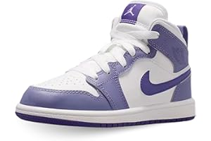 NIKE Chaussures Air Jordan 1 Mid (PS) Code DQ8424-500 Violet Enfants