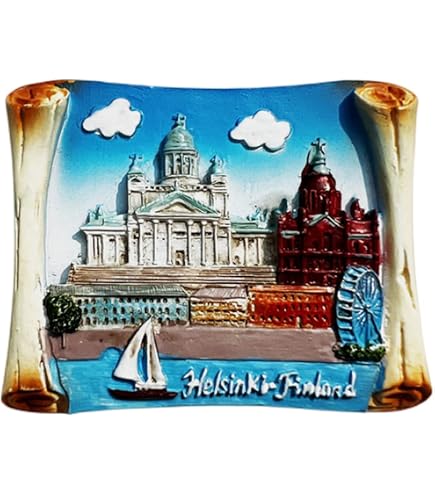 Nyhavn Calamita 3D Per Frigorifero – Souvenir Della Danimarca, Fatto A Mano In Resina, 6x6 Cm, Decorazione Per Cucina, Regalo Di Viaggio