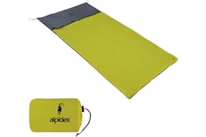ALPIDEX Sac Bivouac Coupe-Vent Imperméable 2 Tailles Bivi Bag 1-2 Personnes Housse Sac Couchage Urgence Bivvy