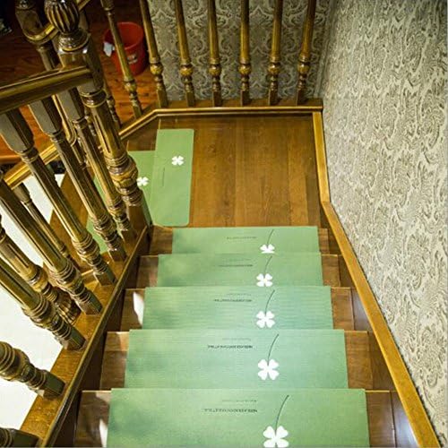 Touch Five Illuminated Non-Slip Step Mats Stair Mat Self-Adhesive Non-Slip Steps Mat for Indoors or Outdoors, hellkaffee, 55*22*4.5cm