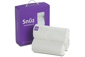 THE LITTLE GREEN SHEEP Snuz Beistellbett Bettwäsche-Set (füz SruzPod, Beistellbetten und Wiegen), weiß