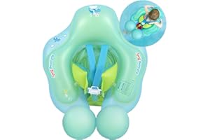 HONGCI Inflatable Baby Swimming Float 3-6-12 Months Newborn Baby Float, Infant Baby Pool Float Baby Inflatable Seat Swimming Float Ring for Baby Boy Girl 0-6-12-18-36 Months Toddlers