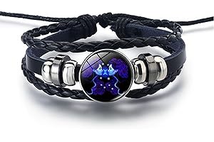 Hawtrytoa Zodiac Signs Spirit Bracelet, Zodiac Bracelet, Spirilet Bracelet Zodiac Manifestation, Handmade Woven Adjustable Bracelet