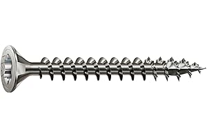 SPAX 2147483647 Universal, Senkkopf, T-STAR plus, 4CUT, MULTI-Kopf, Vollgewinde, Edelstahl rostfrei A2, 1.4567, (4,0 x 20 mm, 200 Stück)