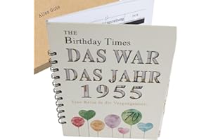 ‎THE LAZY PANDA CARD COMPANY the lazy panda card company Das Jahr, das 1955 war - Karte Buch zum 70. Geburtstag mit Details zum Geburtsjahr Geburtstagskarte (1955)