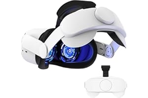 HOMEVC Head Strap for Oculus Quest 2, Adjustable Headband Replacement for Elite Strap, Enhanced Comfort Gaming Immersion VR Accessories Compatible with Oculus/Meta Quest 2