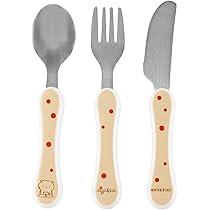 Set Posate Bambini Sigikid Mister O'Lui - 3 Pezzi, Acciaio Inox, Età 2-8 Anni - Foto 3
