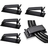 Orret Home 4 Self Adhesive Cable Management Clips, Multi-Purpose Cable Organizers, Wire Clips, TV, PC, Laptop