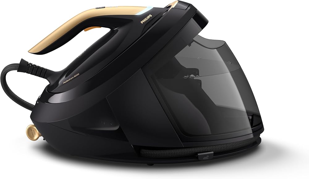 Philips PerfectCare 8000 Serisi Buhar kazanlı ütü - Hız Modu, Akıllı Otomatik Buhar, Otomatik Dikey Buhar, Garantili Yanık Yok (PSG8130/80)