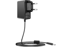 ANKS Adaptador de corriente de pedal 9 V 2 A, polo negativo para pedal de efecto 5,5 x 2,1 cm, adaptador PSB - 1U, Boss PSA - 120s me - 80 RC - 30 RC - 202 me - 70 Power Guitar Cable de alimentación