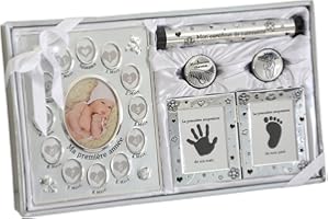 Cadeau de naissance et de baptême pour garçons & filles Coffret certificat de naissance